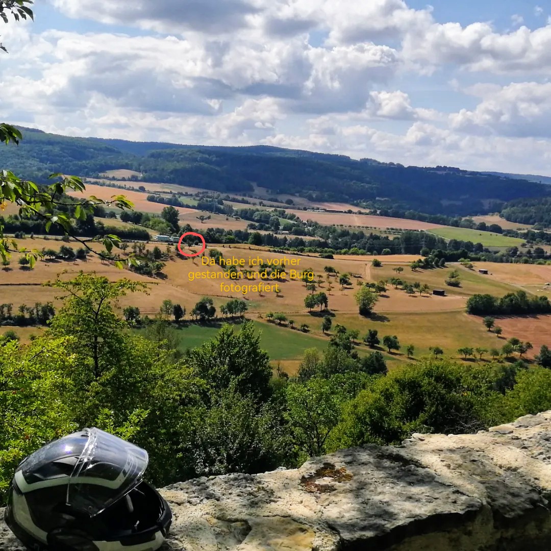 Aussicht von der Burg Brandenstein